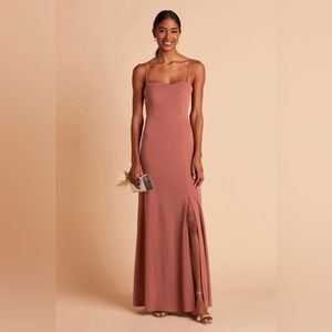 Birds Grey Bridesmaids dress